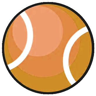 Tennisball Oranger Ball