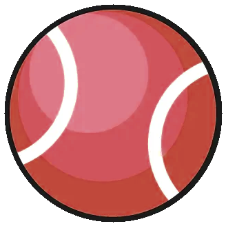 Tennisball Roter Ball